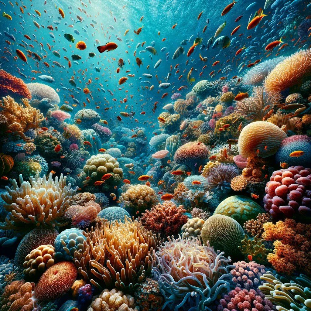 Reef Splendour Cotton Cushion