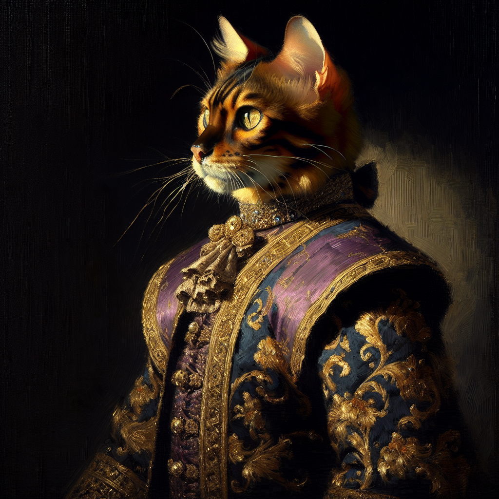 Regal Bengal Majesty Canvas