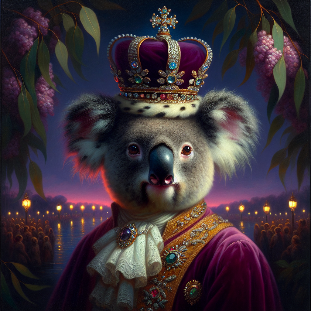 Regal Koala Twilight Canvas