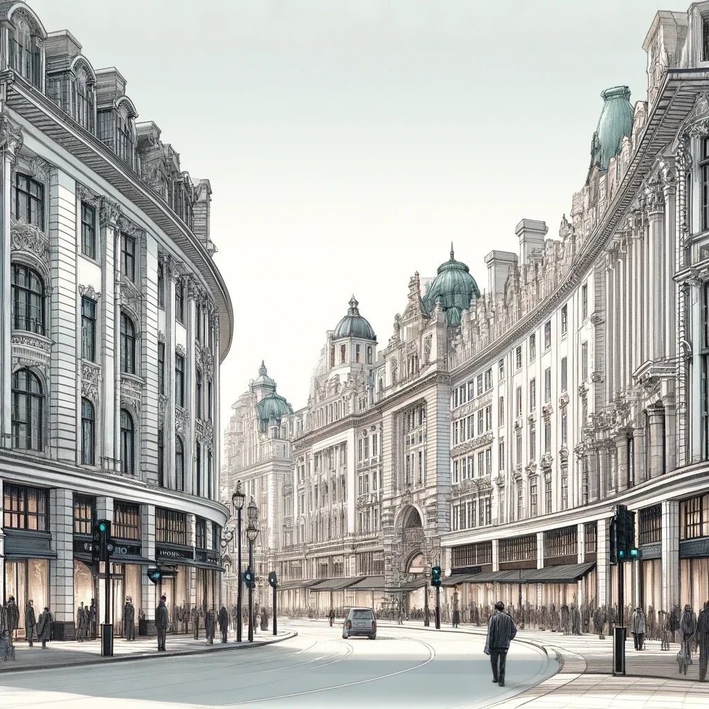 Regent Street Elegance Canvas