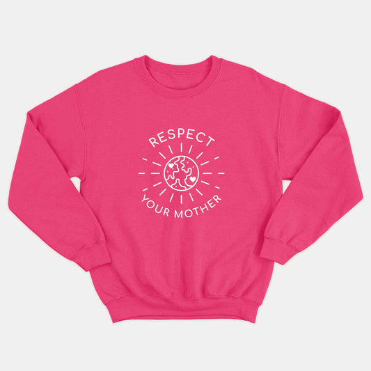 Respect Your Mother Kids Sweatshirt (Unisex)