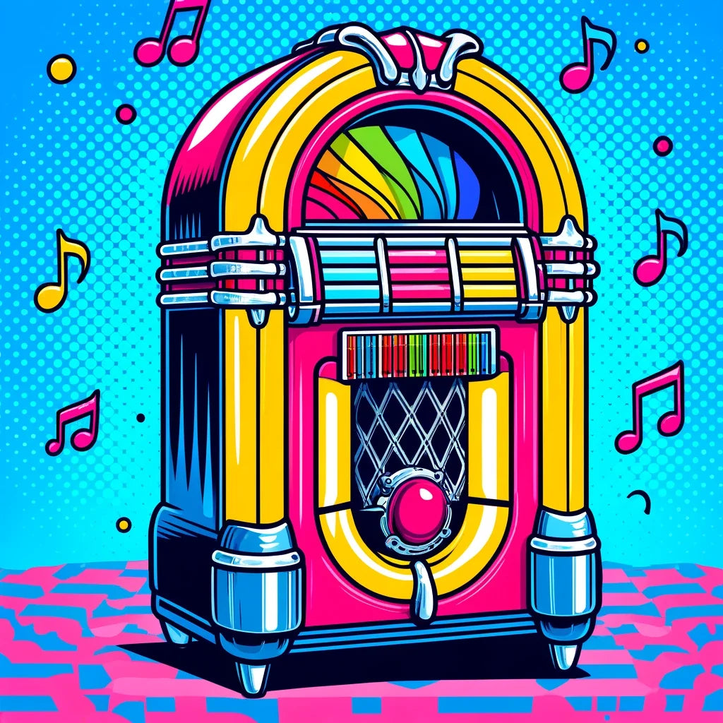 Retro Jukebox Canvas