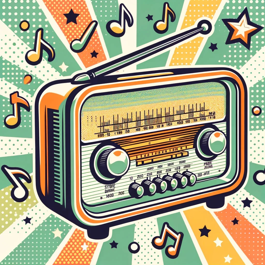 Retro Radio Canvas