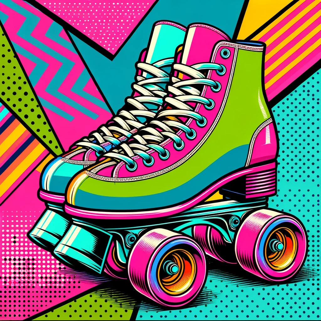 Retro Rollers Canvas