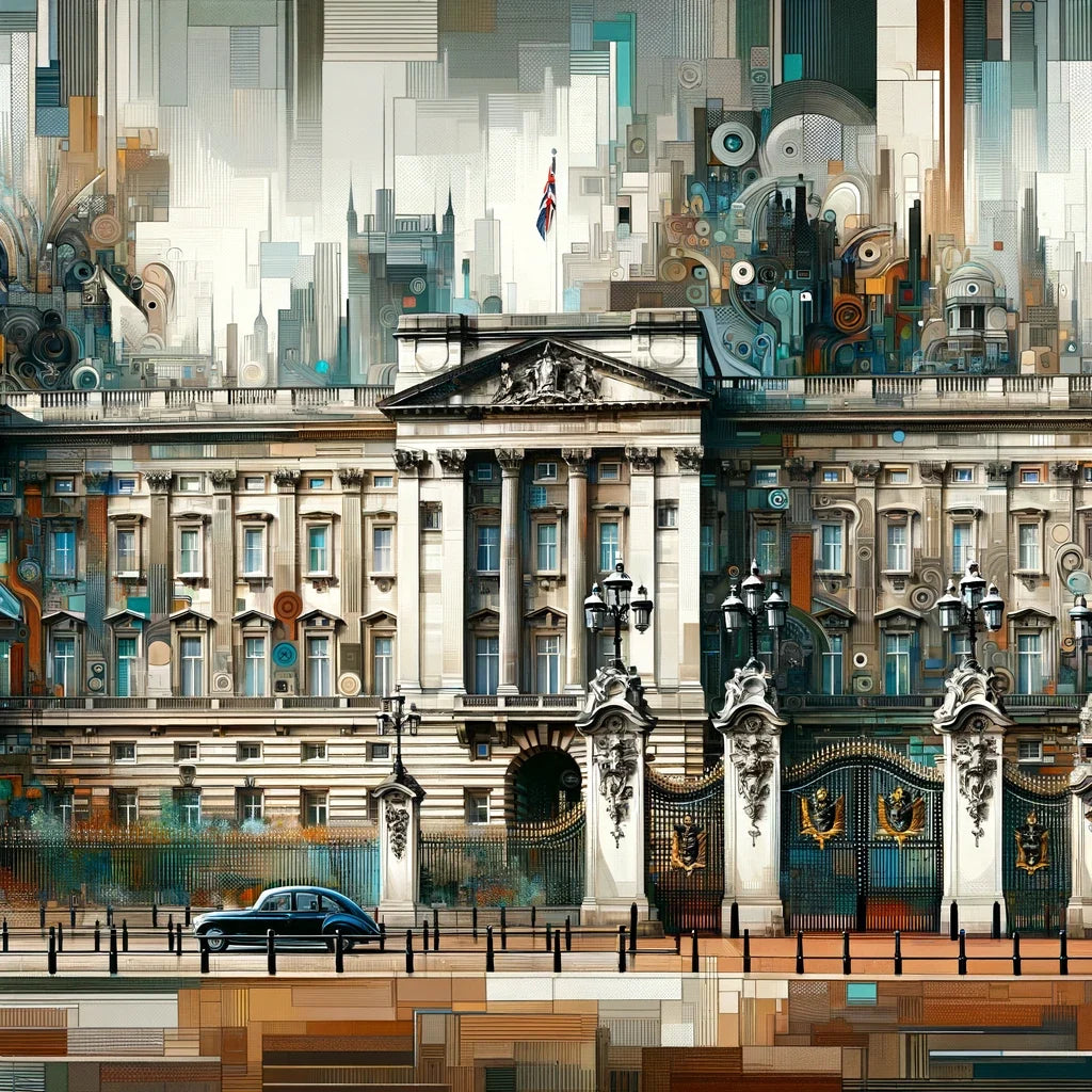 London Royal Abstract Canvas