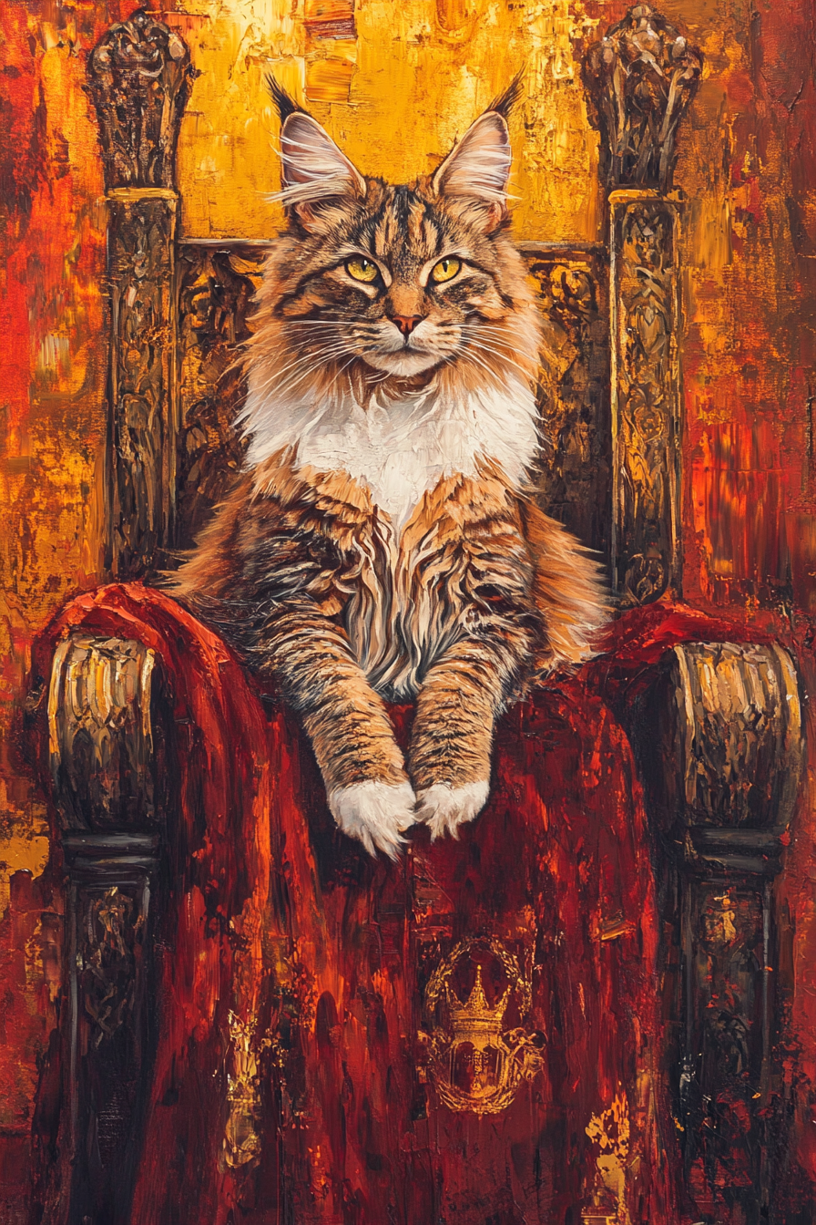 Royal Feline Canvas