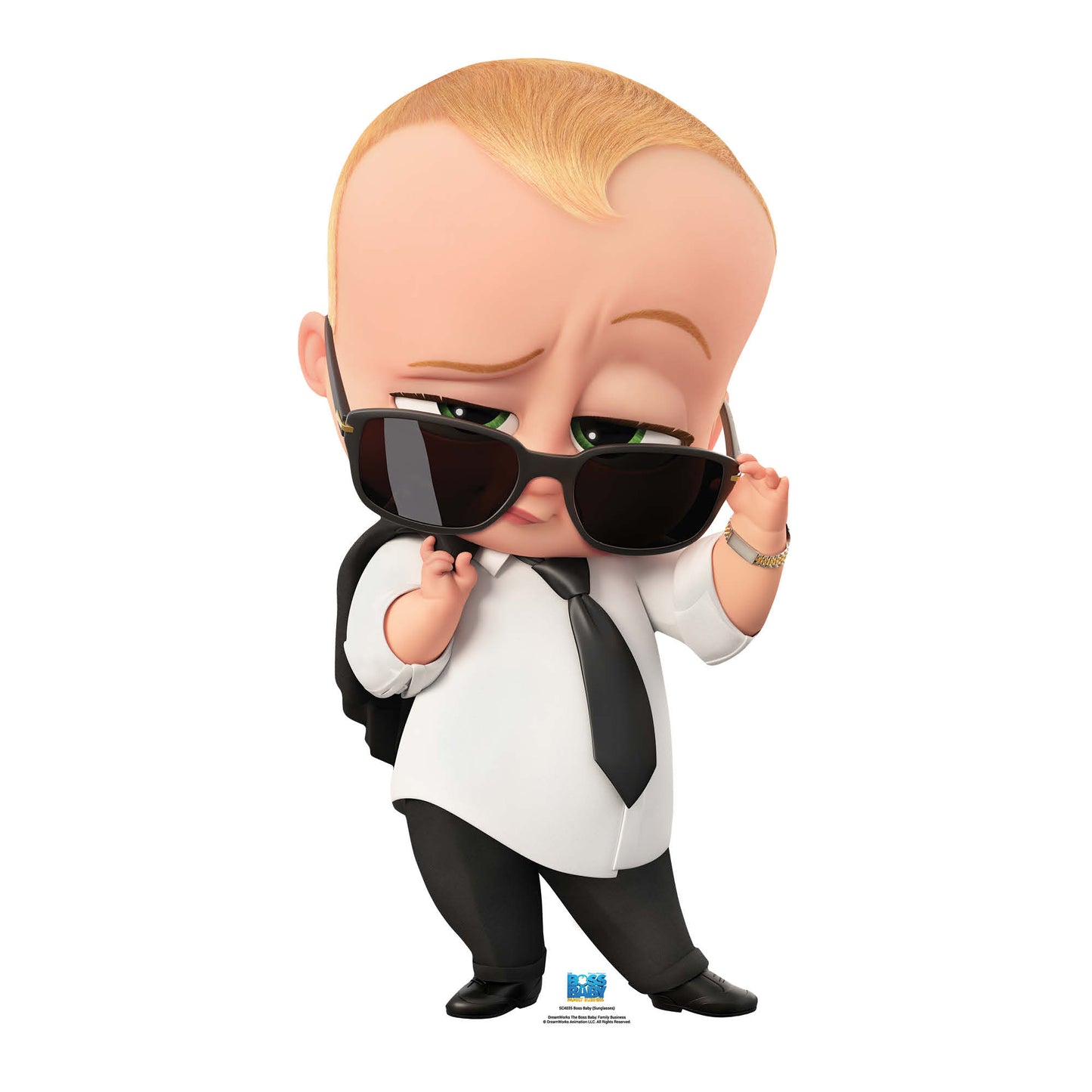 SC4035 Boss Baby Sun Glasses Cardboard Cut Out Height 90cm