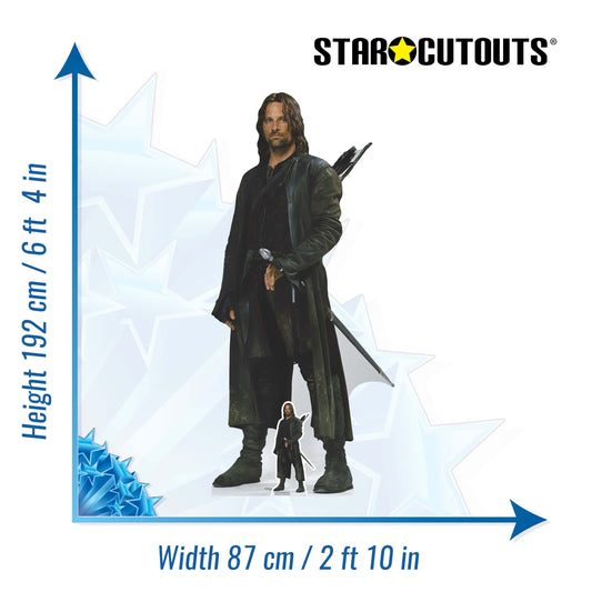 SC4130 Aragorn The Lord of the Rings Cardboard Cutout Height 192cm
