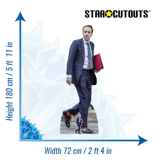 SC4195 Matt Hancock Cardboard Cut Out Height 180cm