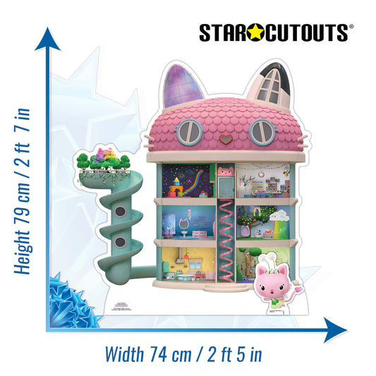 SC4277 Gabby's Dollhouse Star Mini Cardboard Cut Out Height 79cm