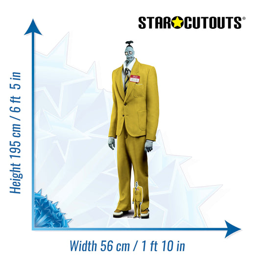 SC4670 Shrinker Beetlejuice Beetlejuice Cardboard Cut Out Height 195.00cm