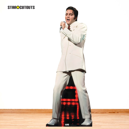 SC4715 ELVIS 68 Special White Suit If I Can Dream Cardboard Cut Out Height 182cm