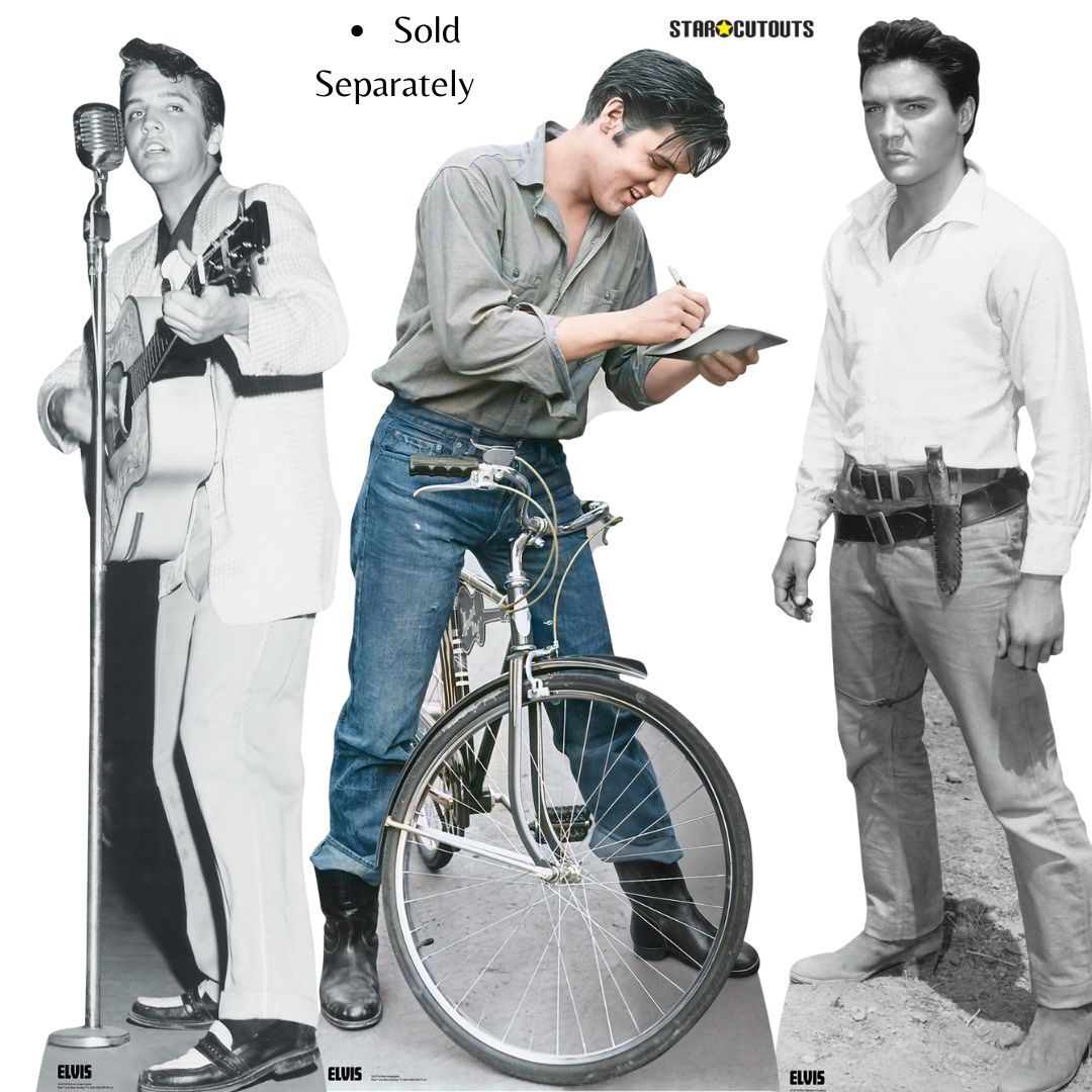 SC4717 Elvis Double Bass Band Stand-In Cardboard Cut Out Height 191cm