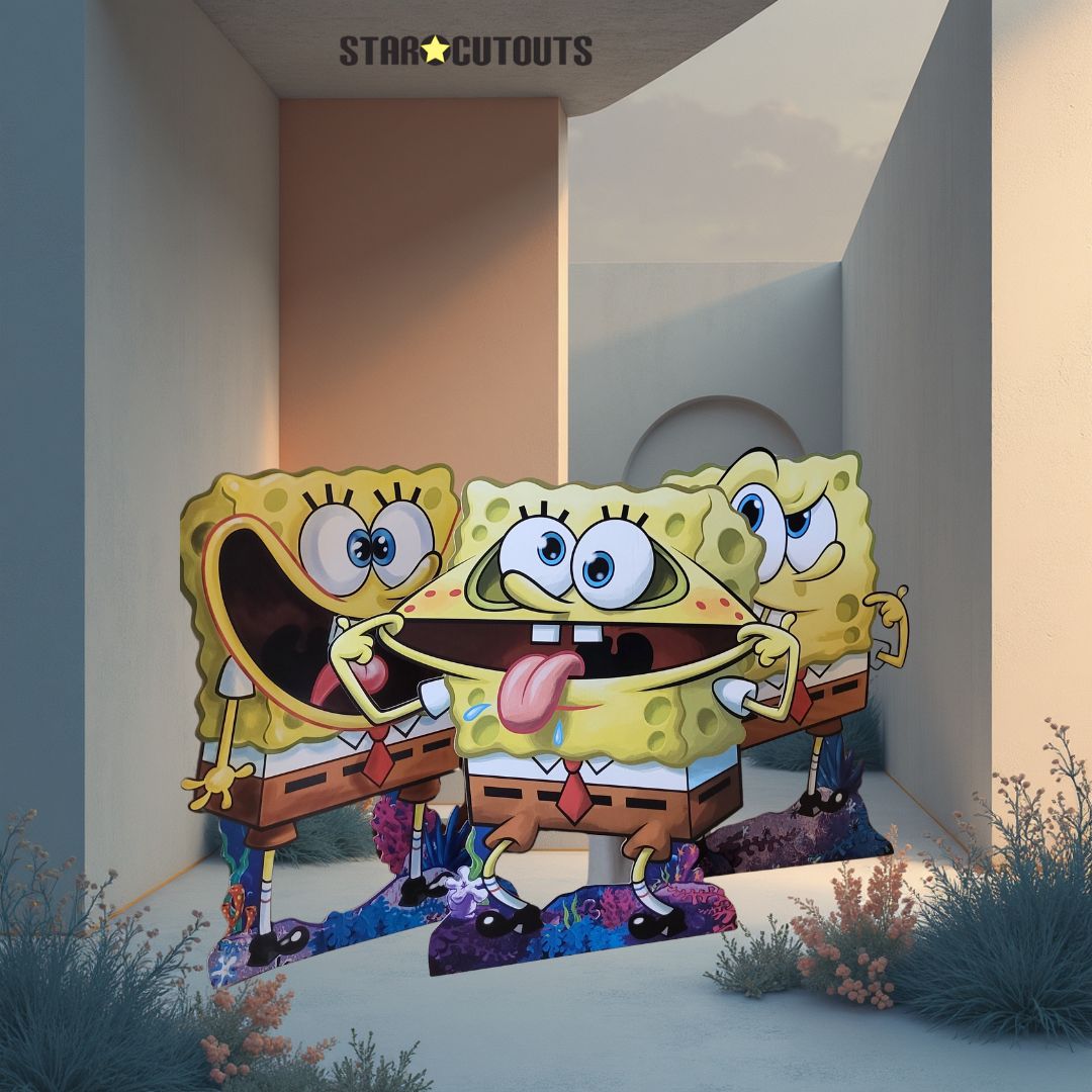SC4812 Sponge Bob Multi Pack Bundle Cardboard Cutouts Height 63cm