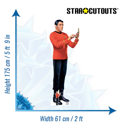 SC4818 Scotty Star Trek Cardboard Cutout Height 175cm