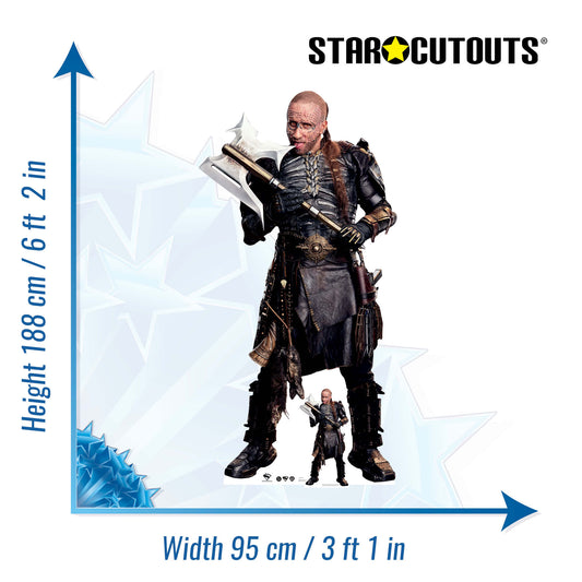 SC4933 Krem of the Yellow Hills Matthias Schoenaerts Supergirl 2026 Movie Cardboard Cutout Height 188cm