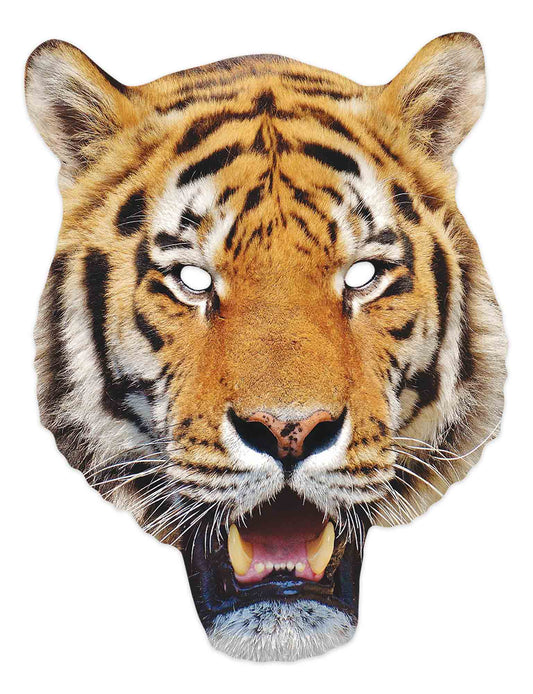 SM387 Tiger Animal Single Face Mask
