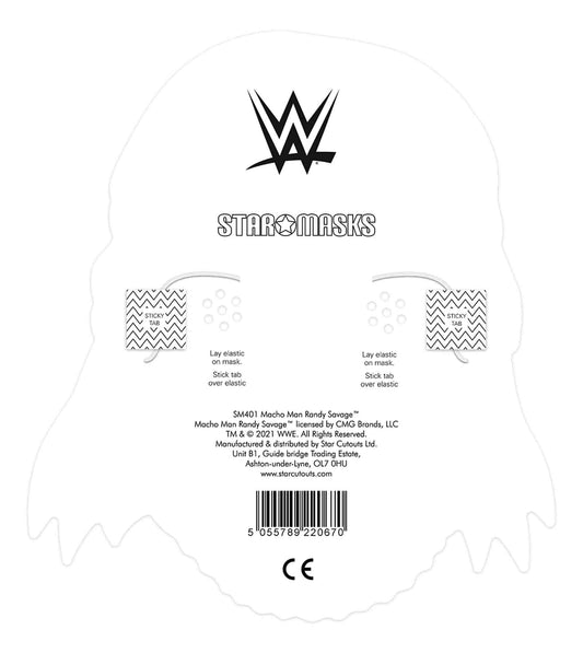 SM401 Macho Man Randy Savage WWE Single Face Mask