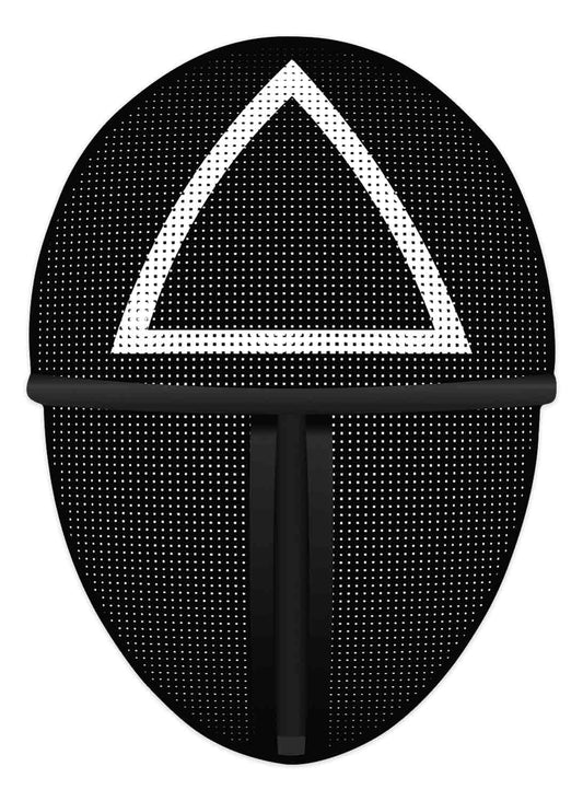 SM408 Fencing Triangle Inspired 1D Flat Star Party Single Face Mask