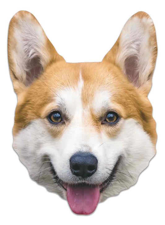 SM419 Corgi Royals Single Face Mask