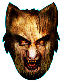 SM88 Werewolf Halloween Single Face Mask