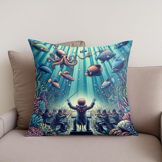 Oceanic Overture Cotton Cushion