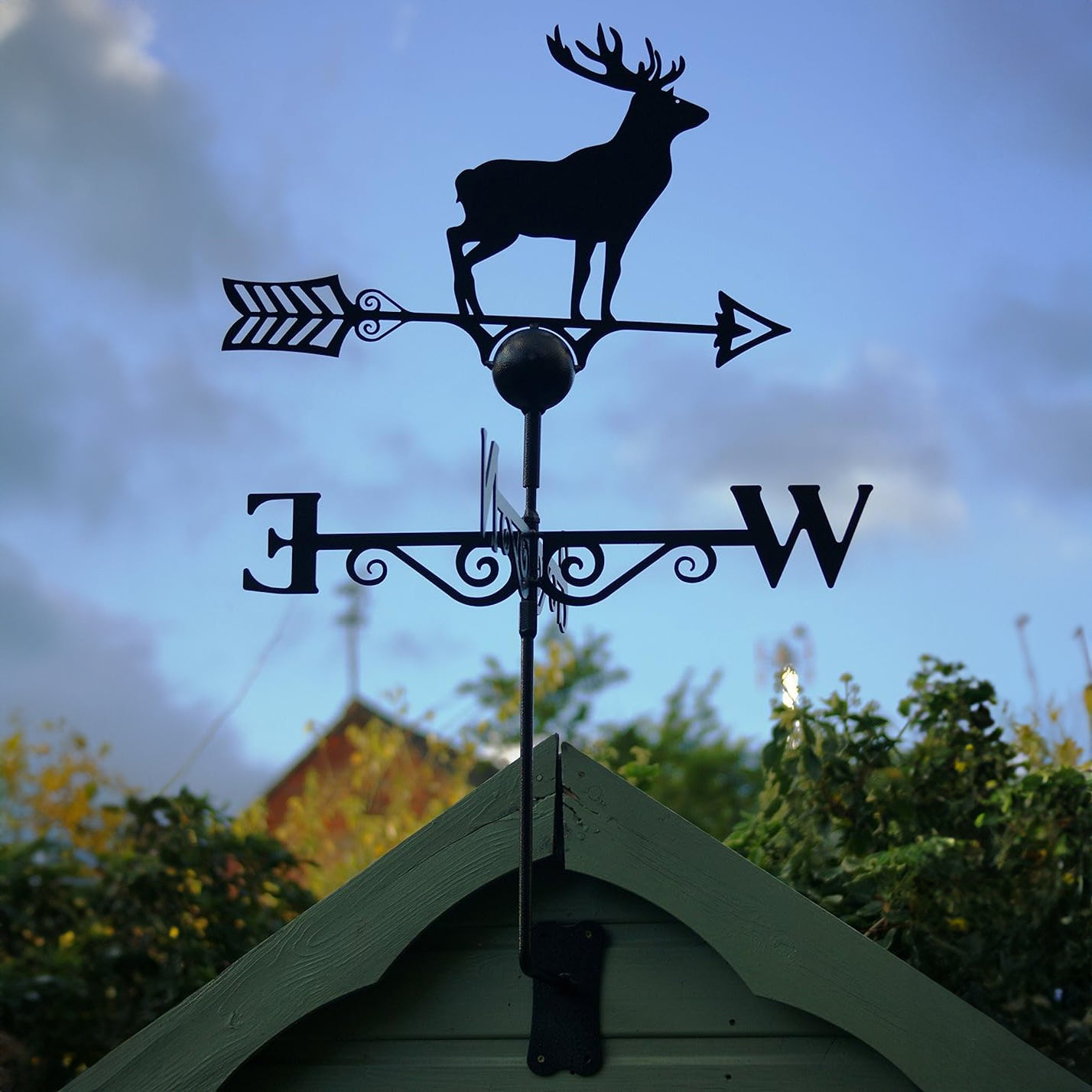 PoppyForge Stag Weathervane - British Made