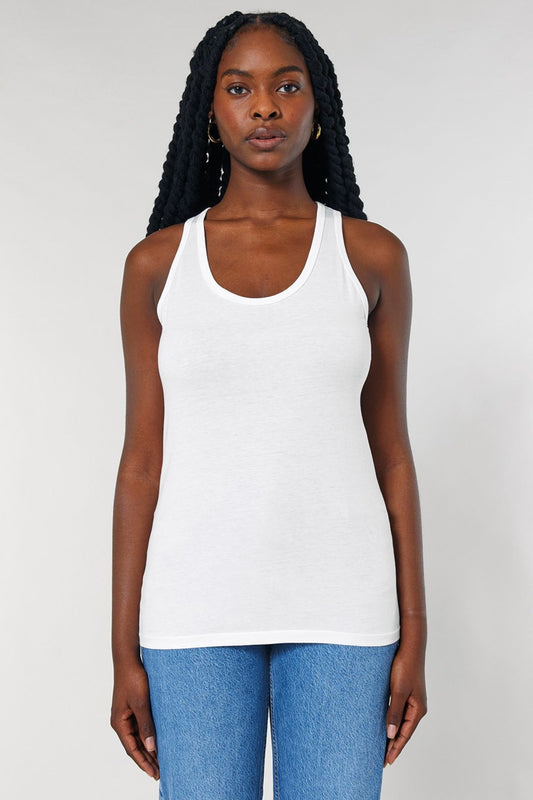 SUNDAZE Organic Cotton Fitted Tank Top