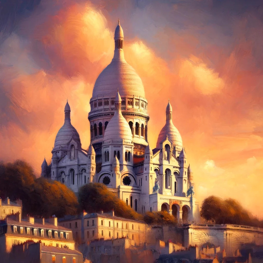 Sacré-Cœur Radiance Canvas