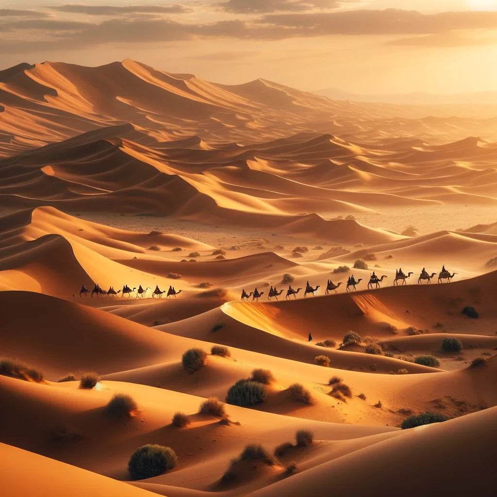 Sahara Sunset Canvas