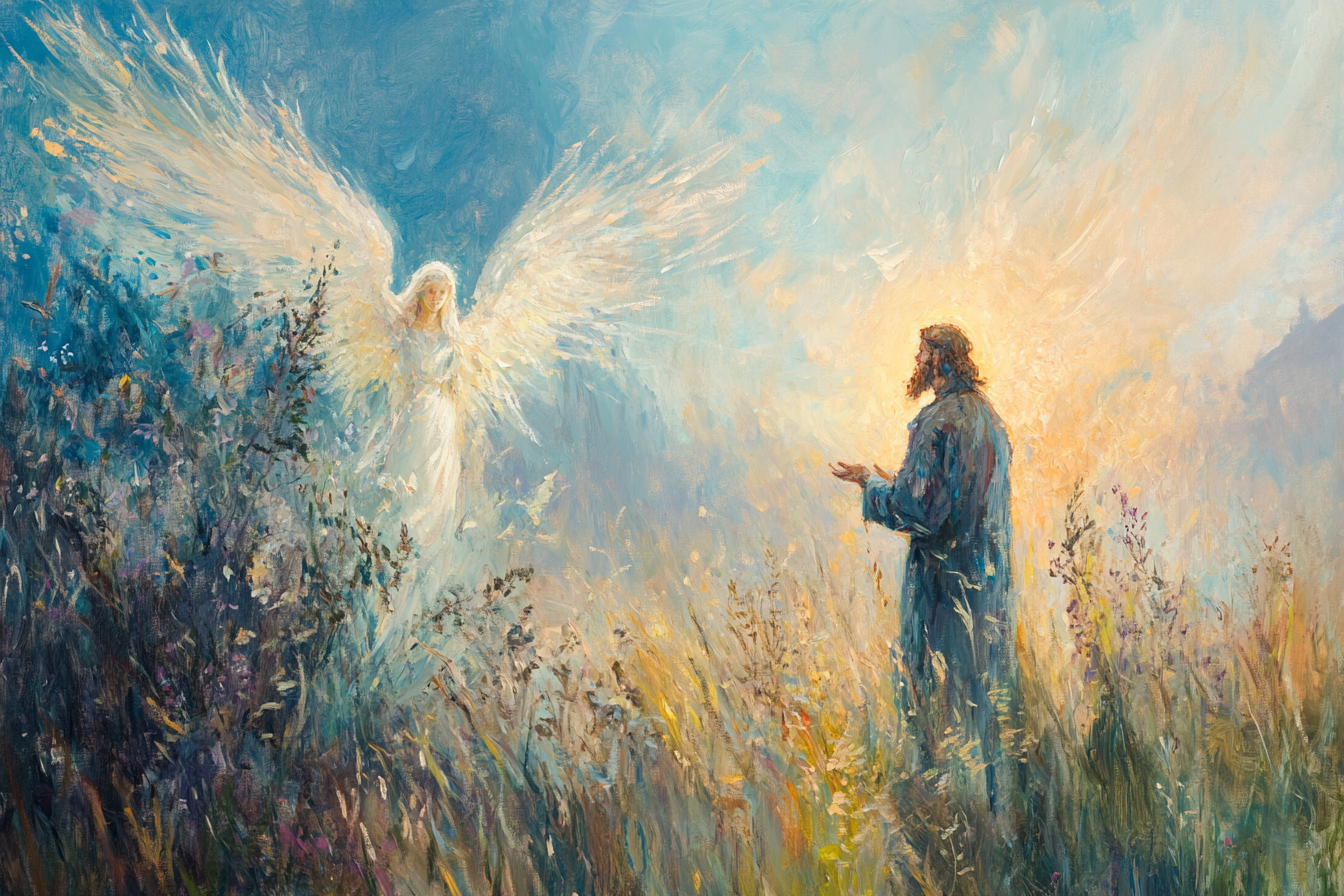 Saint David's Angelic Canvas