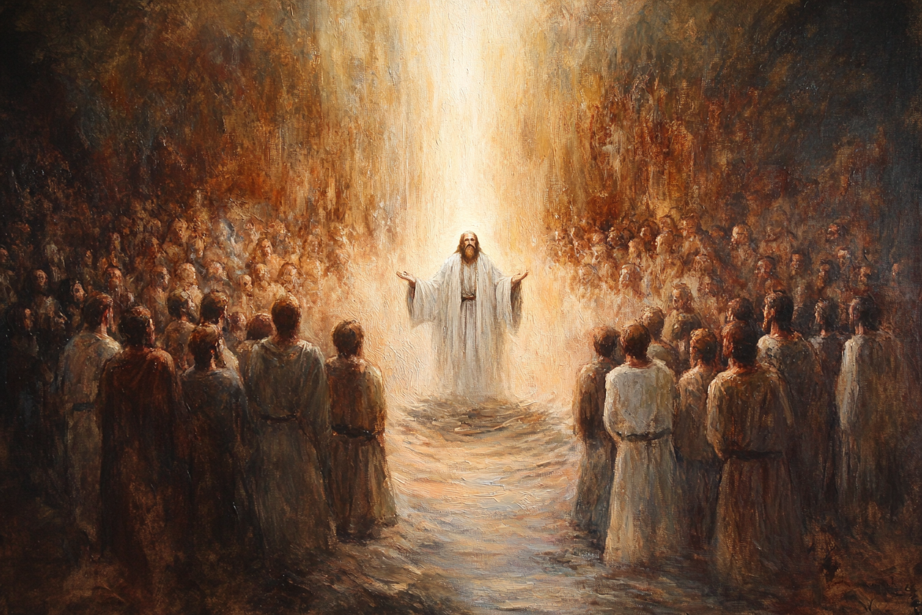 Saint David’s Sermon Canvas