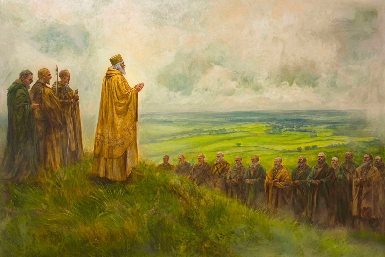 Saint Patrick’s Preaching Canvas