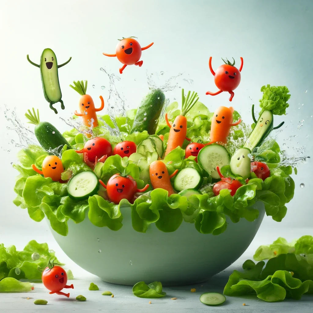Salad Bowl Swim Party Canvas