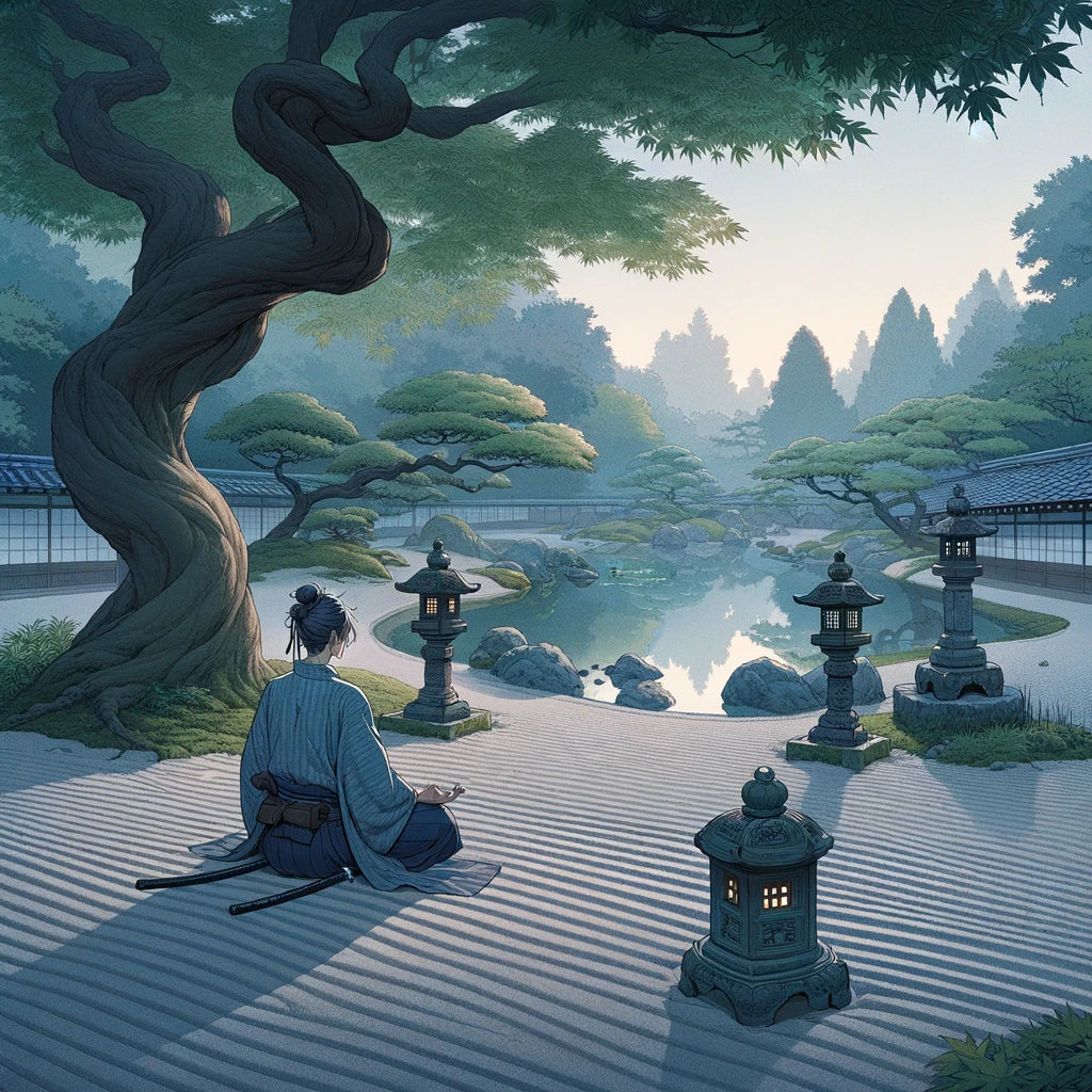 Samurai Serenity Canvas
