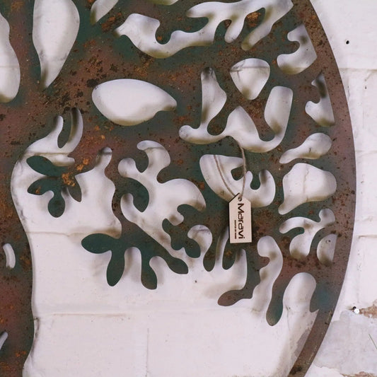 Sarvani Tree Metal Garden Wall Art 80cm
