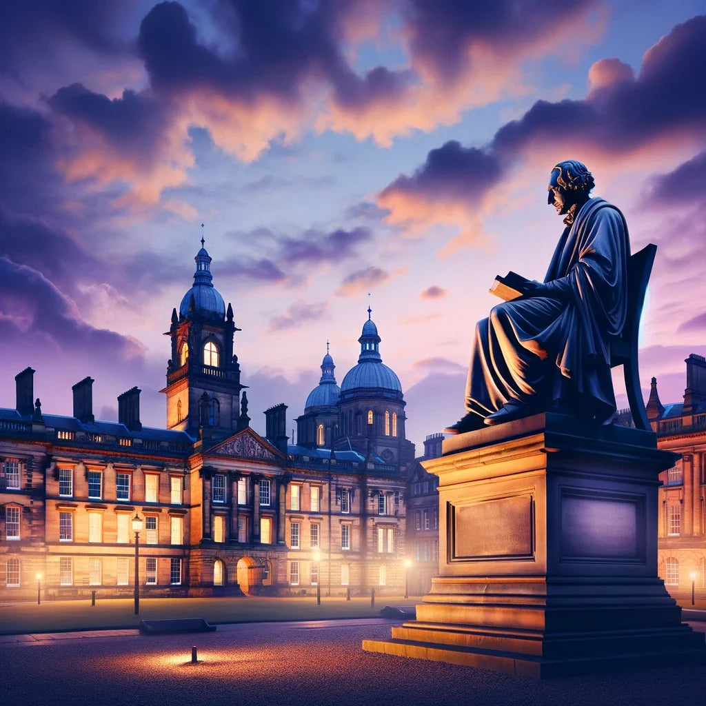 Scholar's Twilight at Newcastle Canvas