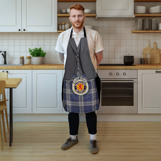 No Scotland, No Party! Navy Kilt - Novelty - Water-Resistant Adults Apron