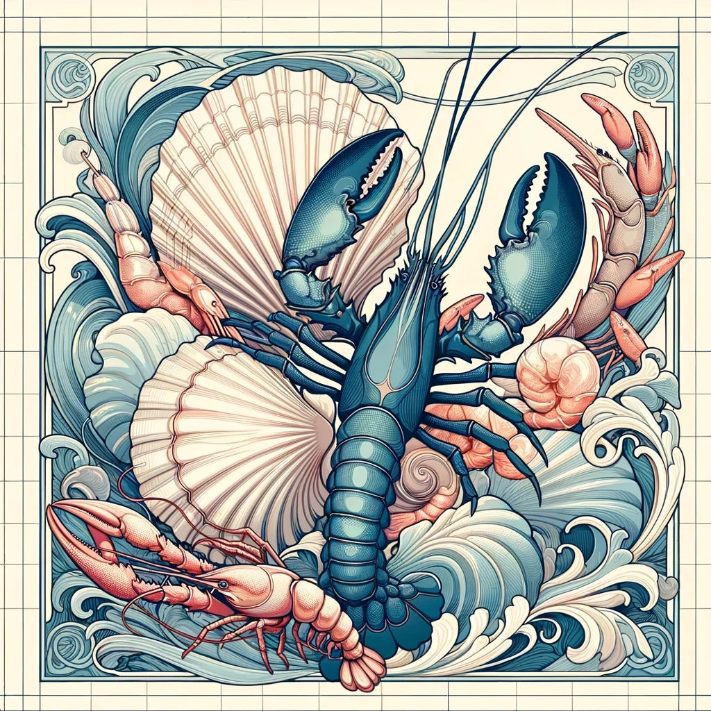 Seafood Splendor Canvas