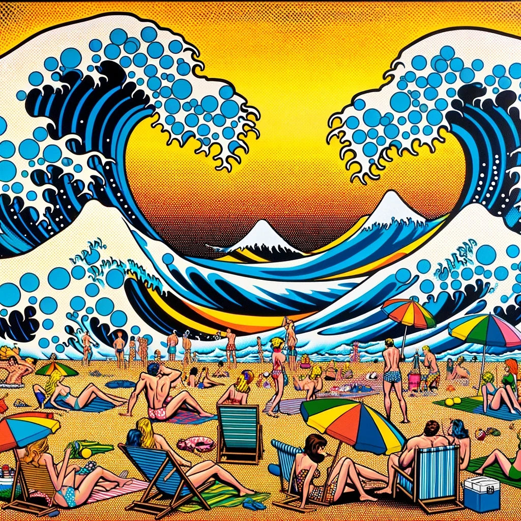 Seaside Pop Spectacle Canvas