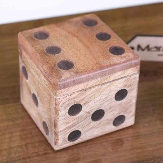 Selora Wooden Dice Set with Holder