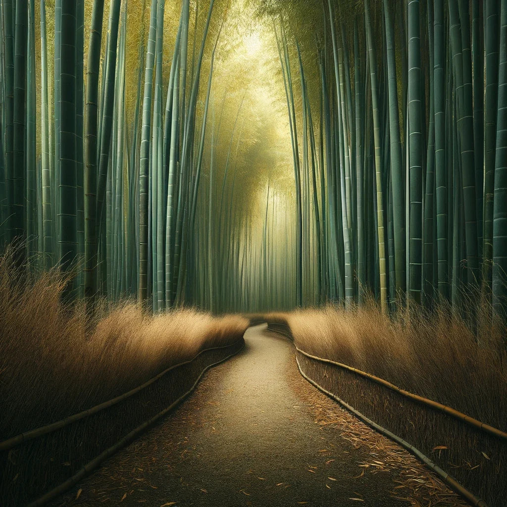 Serene Bamboo Grove Canvas
