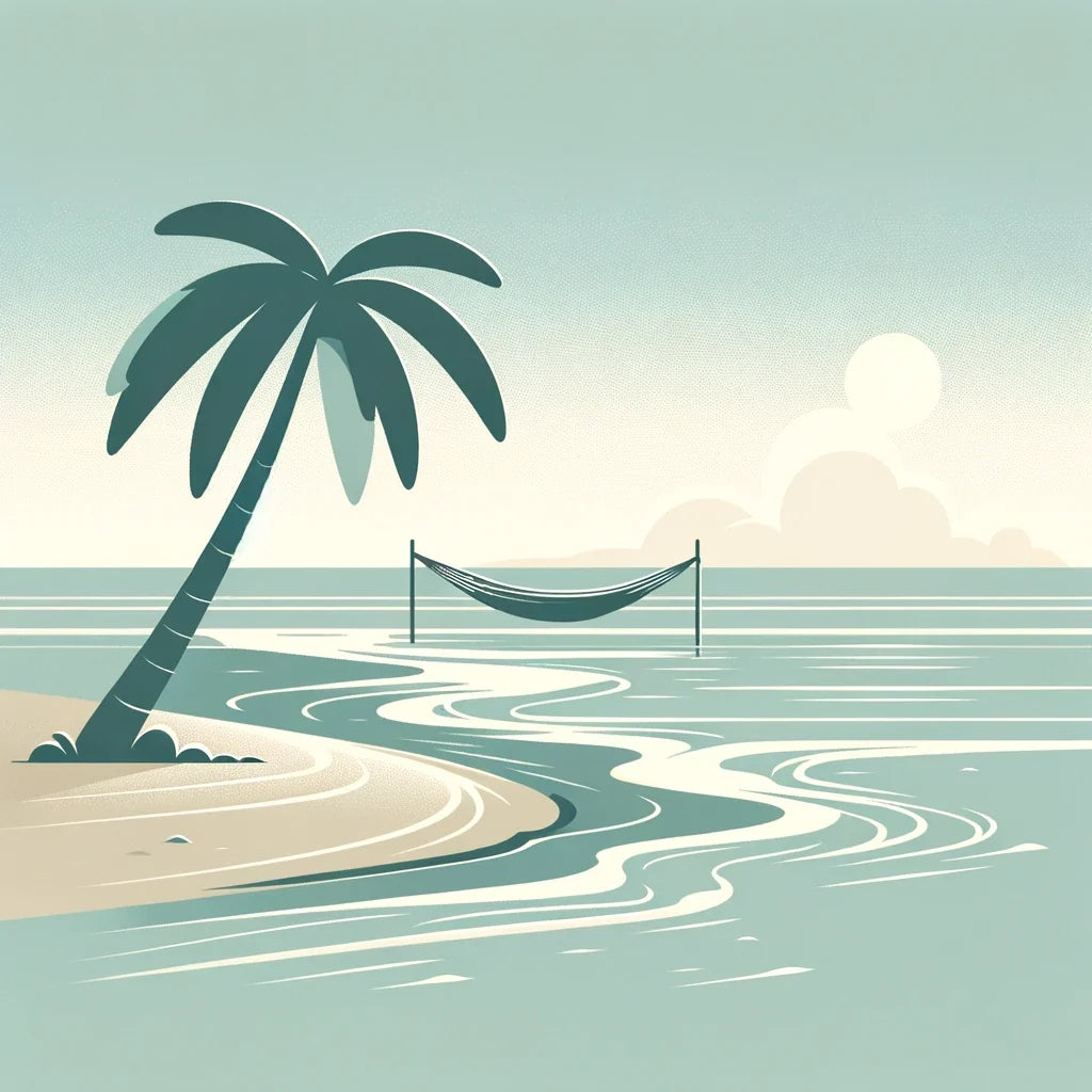 Serene Beach Bliss Canvas