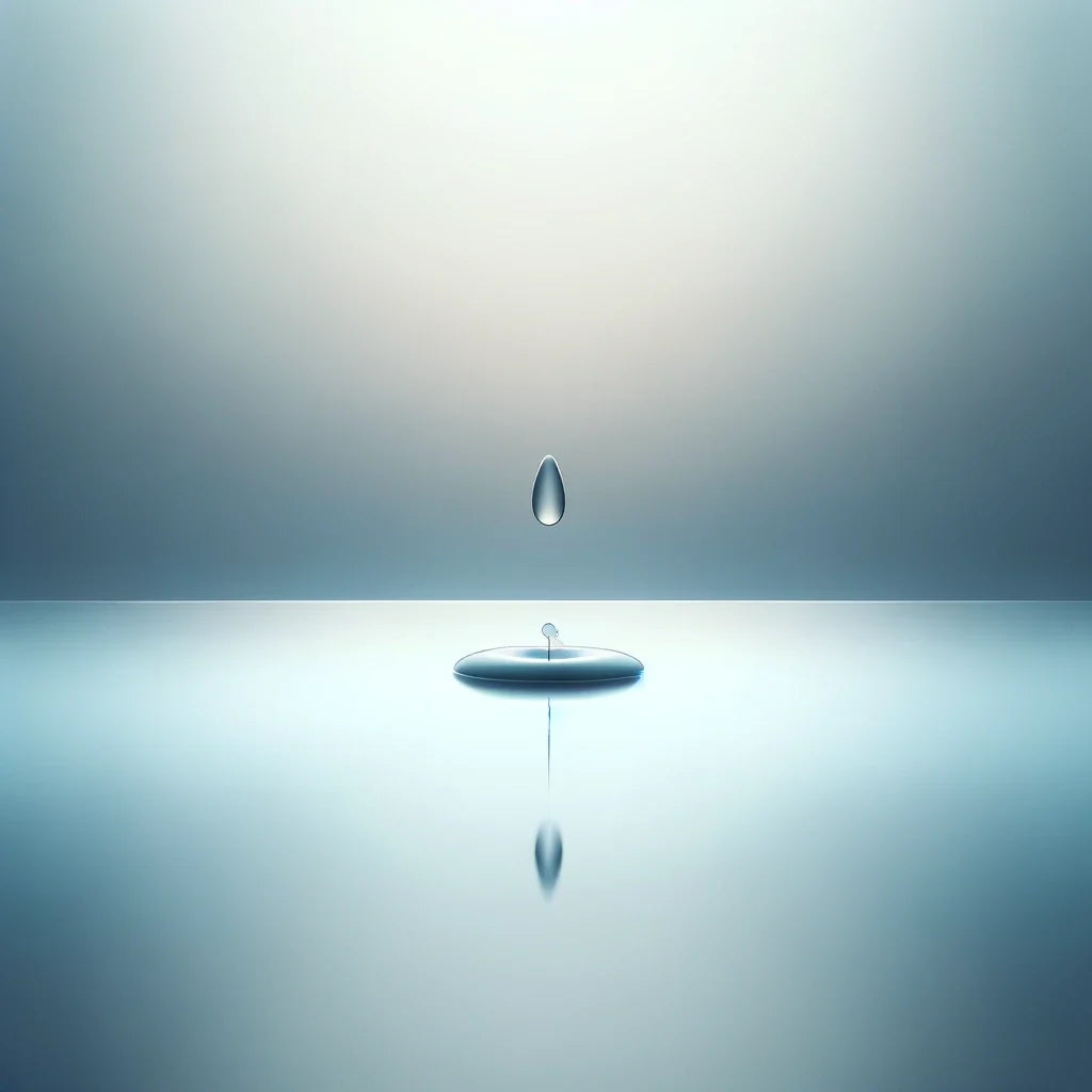 Serene Droplet Canvas