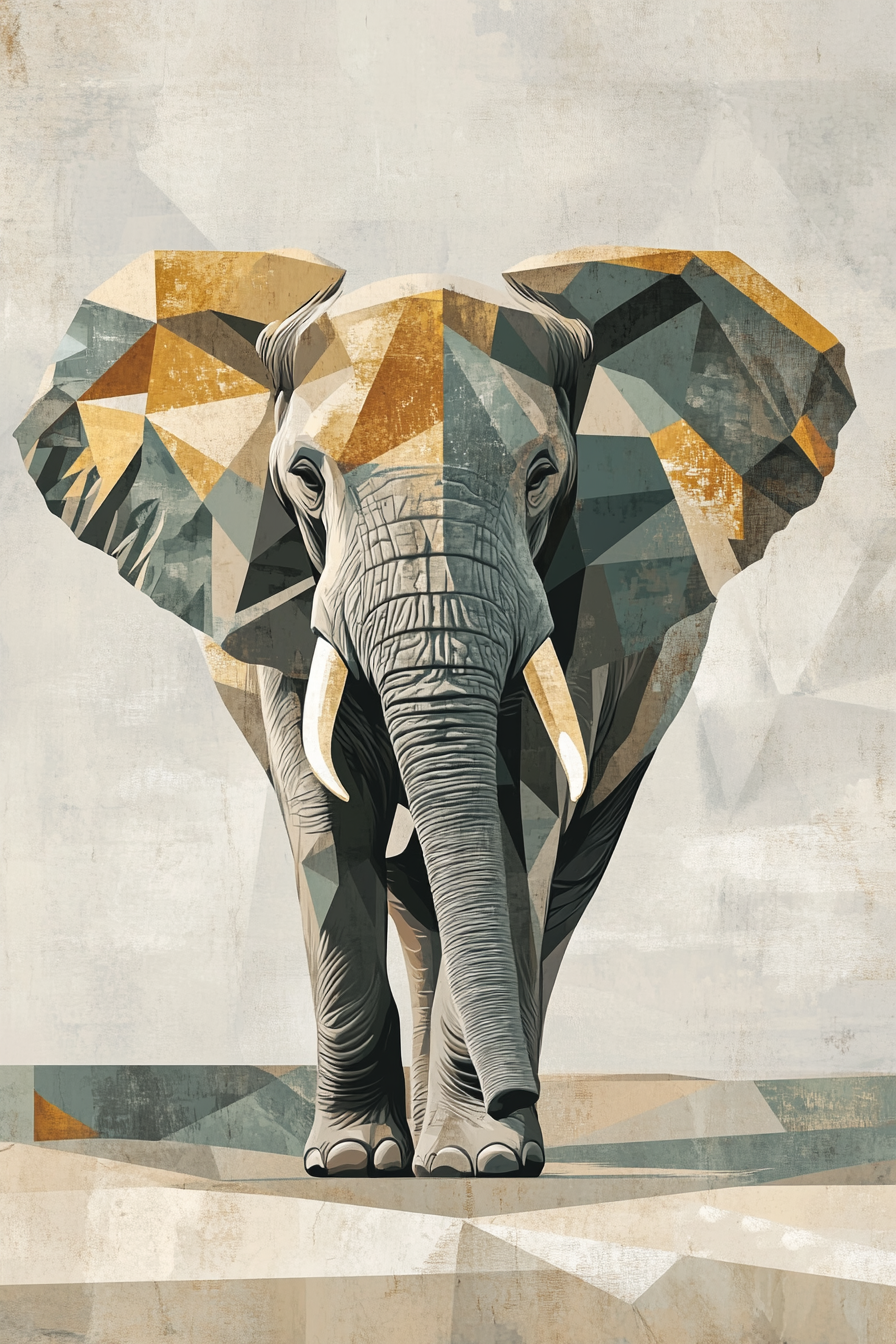 Serene Elephant Canvas