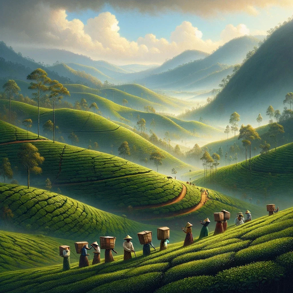 Serenity in Tea Country Canvas