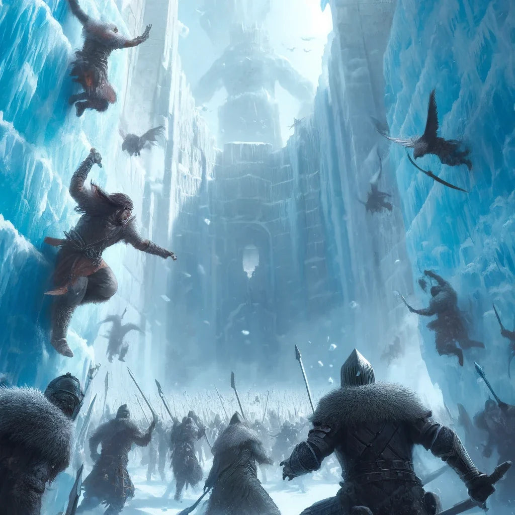 Siege of the Ice Fortress Canvas