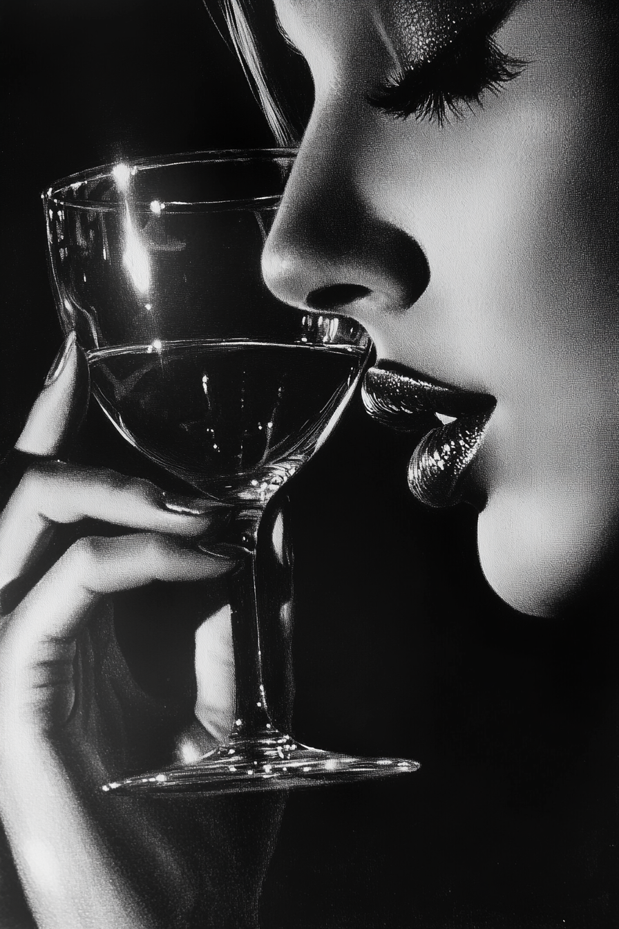 Silent Sip Canvas