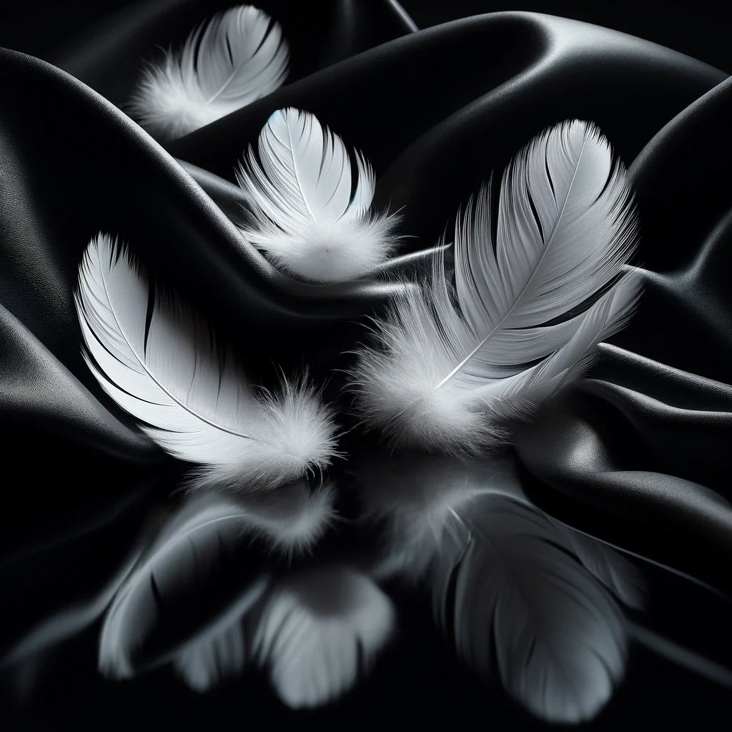 Silken Feathers Canvas