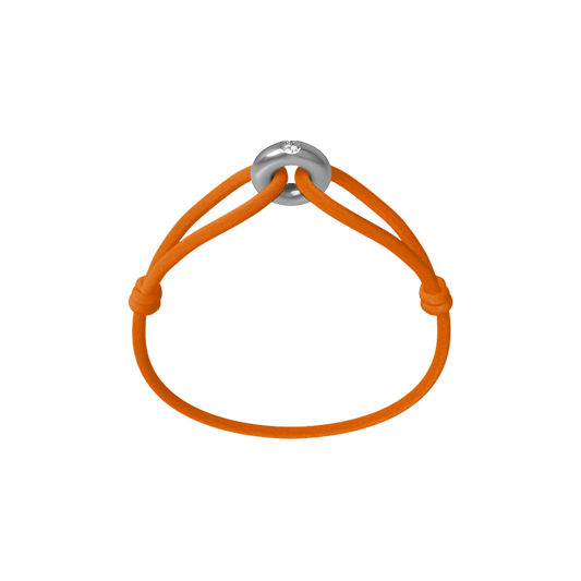 Silver Soho Diamond Cord Bracelet